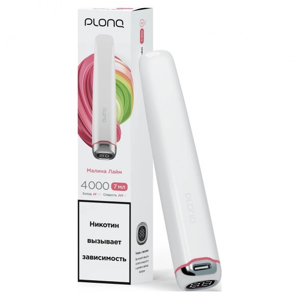 PLONQ PLUS PRO - Малина Лайм (4000 затяжек) купить в Краснодаре
