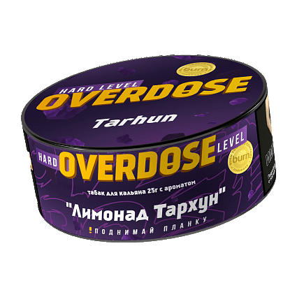 Табак Overdose - Tarhun (Лимонад Тархун, 25 грамм) купить в Краснодаре