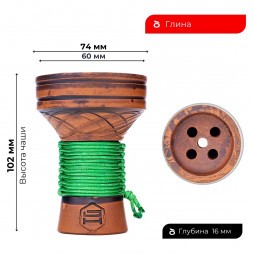 Чаша Japona Hookah - Killer Green (Убивашка Зелёная)