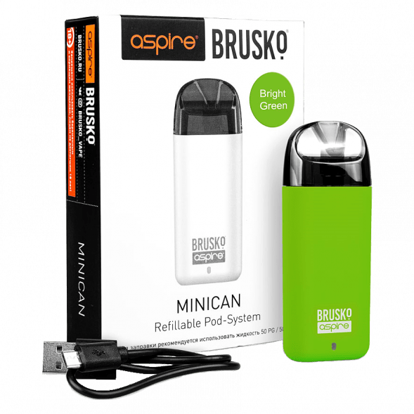 Электронная сигарета Brusko - Minican (350 mAh, Светло-Зелёный) купить в Краснодаре