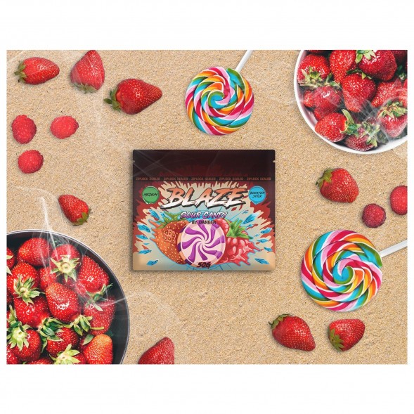 Смесь Blaze Medium - Sour Candy (Кислые конфеты, 50 грамм) купить в Краснодаре