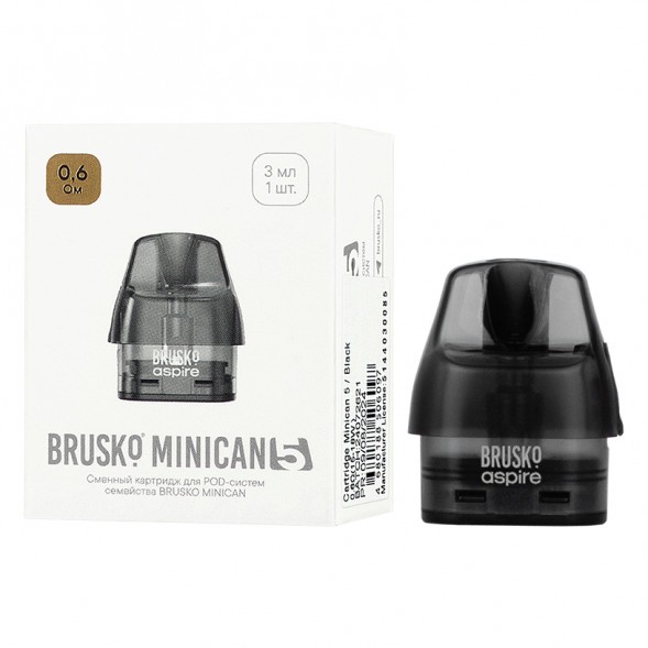 Сменный картридж Brusko - Minican 5 (1 Ом) купить в Краснодаре