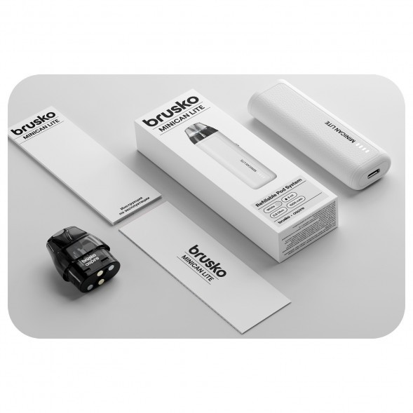 Электронная сигарета Brusko - Minican LITE (White) купить в Краснодаре