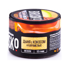 Смесь Brusko Medium - Дыня с Кокосом и Карамелью (50 грамм) купить в Краснодаре