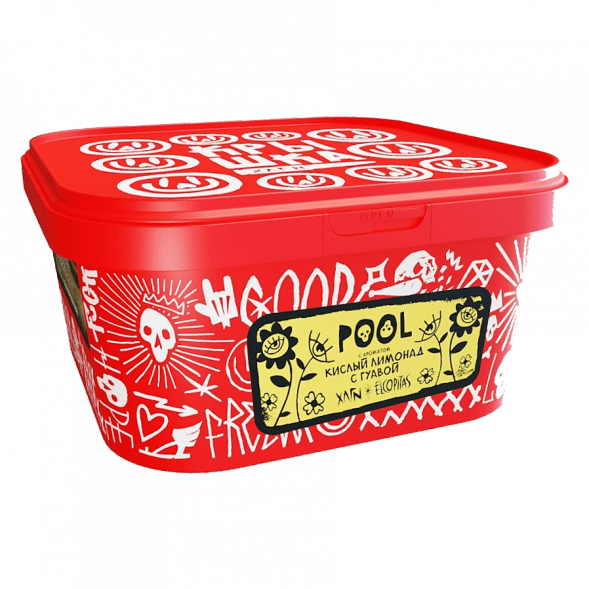 Табак Хулиган - POOL (Кислый Лимонад с Гуавой, 200 грамм) купить в Краснодаре