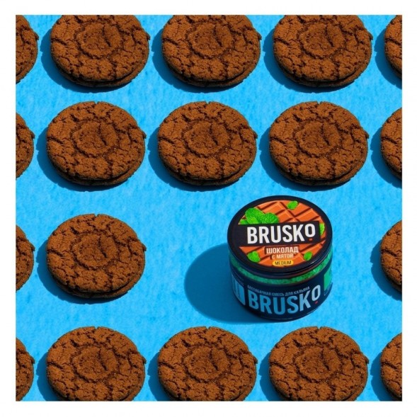 Смесь Brusko Medium - Шоколад с Мятой (250 грамм) купить в Краснодаре