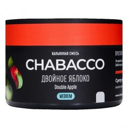 Смесь Chabacco MEDIUM - Double Apple (Двойное Яблоко, 40 грамм)