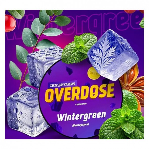 Табак Overdose - Wintergreen (Винтергрин, 200 грамм) купить в Краснодаре