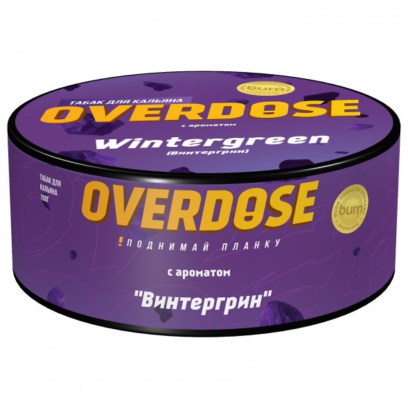 Табак Overdose - Wintergreen (Винтергрин, 100 грамм) купить в Краснодаре
