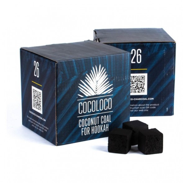 Уголь CocoLoco (26 мм, 64 кубика) купить в Краснодаре