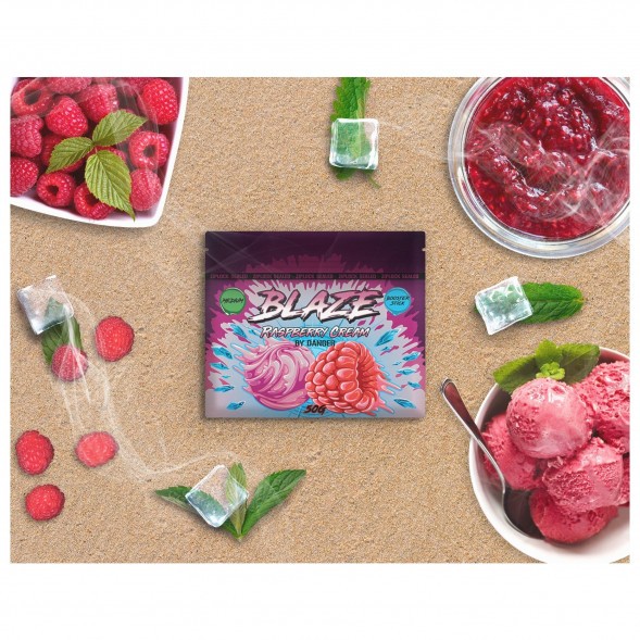 Смесь Blaze Medium - Raspberry Cream (Малиновое Мороженное, 50 грамм) купить в Краснодаре