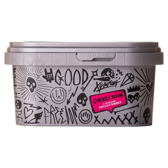 Табак Хулиган - Cherry Boom (Кислая Вишня, 200 грамм) купить в Краснодаре