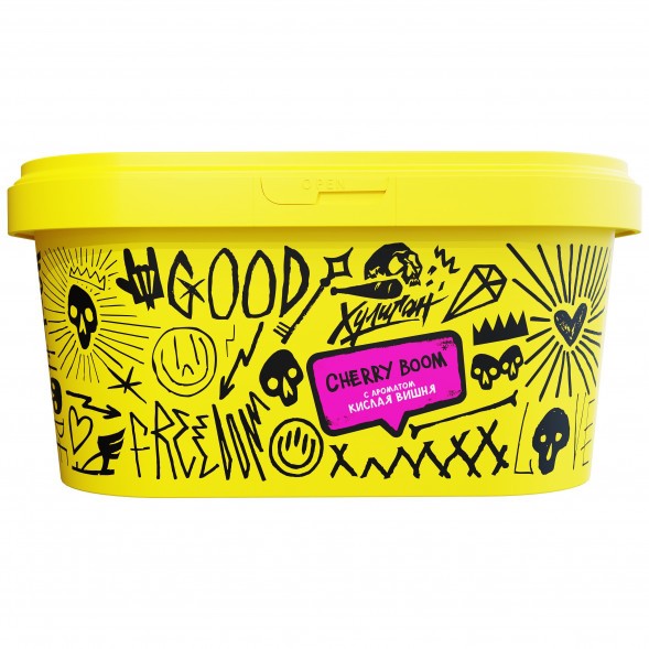 Табак Хулиган - Cherry Boom (Кислая Вишня, 200 грамм) купить в Краснодаре