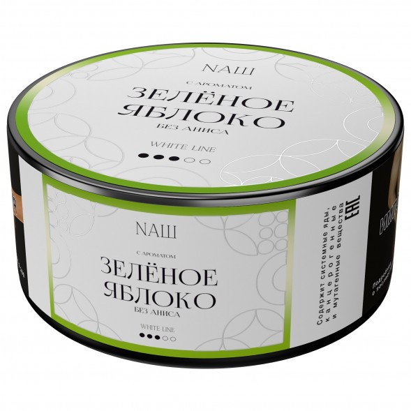 Табак NАШ WHITE - Зелёное Яблоко (100 грамм) купить в Краснодаре