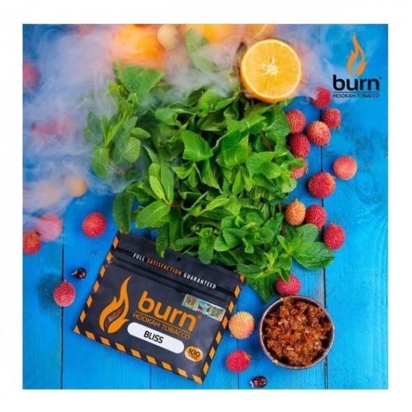 Табак Burn - Bliss (Личи с Мятой, 100 грамм) купить в Краснодаре