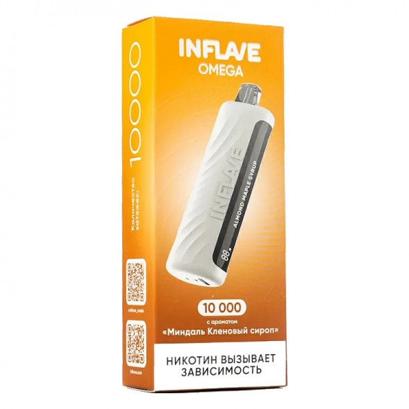 INFLAVE OMEGA - Миндаль Кленовый Сироп (Almond Maple Syrup, 10000 затяжек) купить в Краснодаре