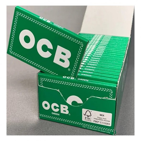 Бумага для самокруток OCB - №8 Double Green (100 штук) купить в Краснодаре