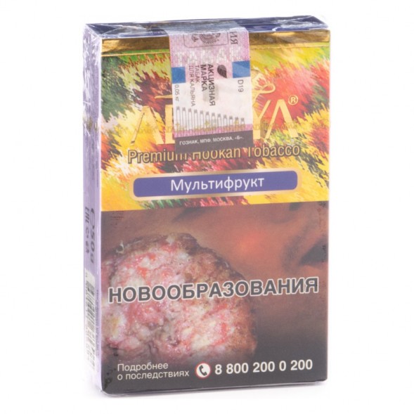Табак Adalya - Mixfruits (Мультифрукт, 50 грамм, Акциз) купить в Краснодаре