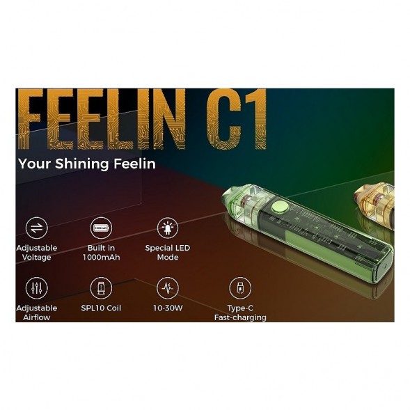 Электронная сигарета Brusko - Feelin C1 (Жёлтый) купить в Краснодаре