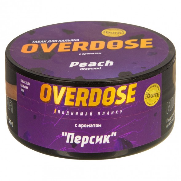 Табак Overdose - Peach (Персик, 100 грамм) купить в Краснодаре