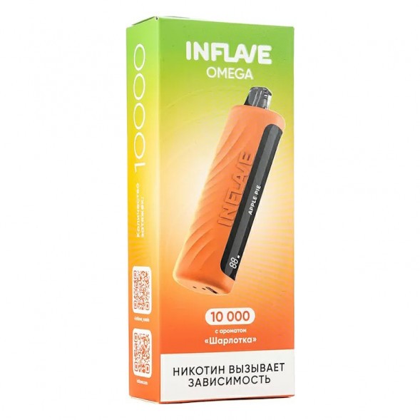 INFLAVE OMEGA - Шарлотка (Apple Pie, 10000 затяжек) купить в Краснодаре