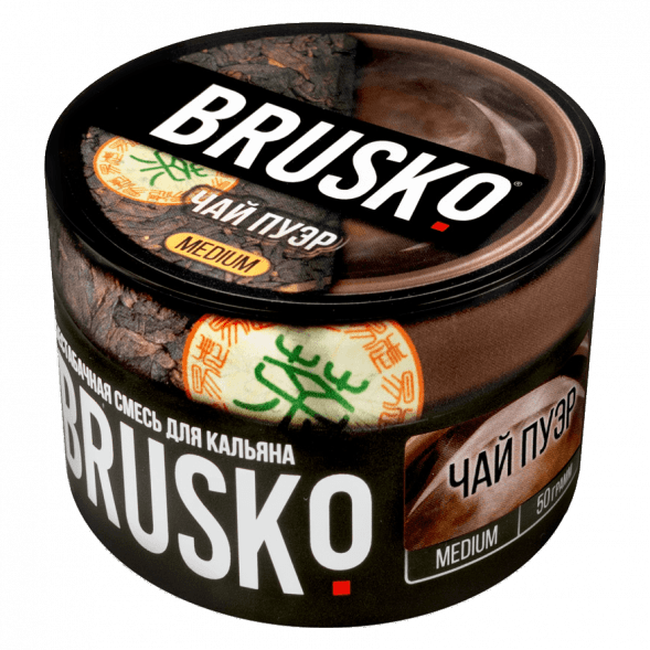 Смесь Brusko Medium - Чай Пуэр (50 грамм) купить в Краснодаре