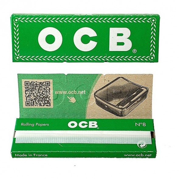 Бумага для самокруток OCB - №8 Green (50штук/25) купить в Краснодаре