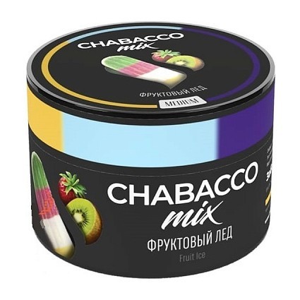 Смесь Chabacco MIX MEDIUM - Fruit Ice (Фруктовый Лёд, 40 грамм) купить в Краснодаре