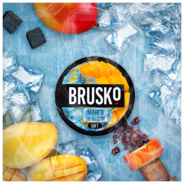 Смесь Brusko Medium - Манго со Льдом (50 грамм) купить в Краснодаре