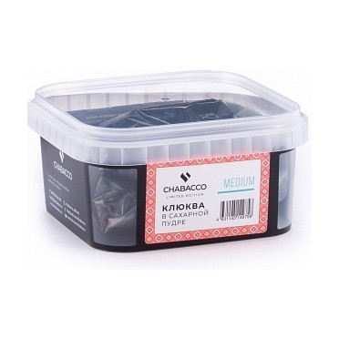 Смесь Chabacco MEDIUM - Cranberries in Sugar (Клюква в Сахарной Пудре, 200 грамм) купить в Краснодаре