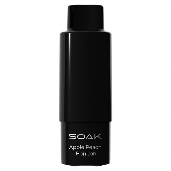 Картридж SOAK Q - Яблоко Персик (Apple Peach Bonbon, 3000 затяжек) купить в Краснодаре
