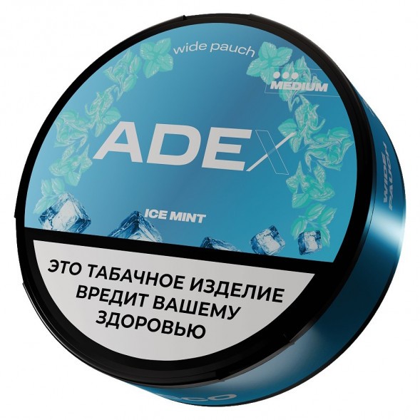 Табак жевательный ADEX MEDIUM WIDE - Ice Mint (Ледяная Мята) купить в Краснодаре
