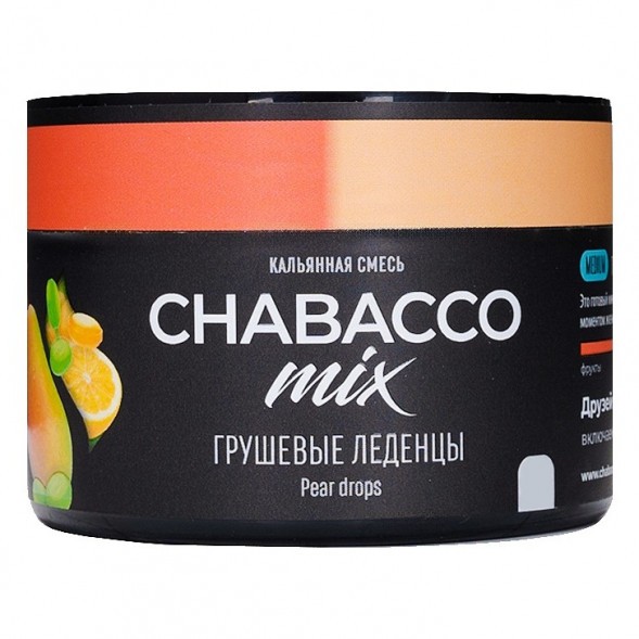 Смесь Chabacco MIX MEDIUM - Pear Drops (Грушевые Леденцы, 40 грамм) купить в Краснодаре