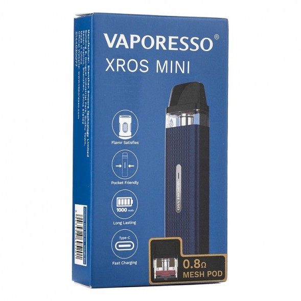 Электронная сигарета Vaporesso XROS Mini - Midnight Blue купить в Краснодаре
