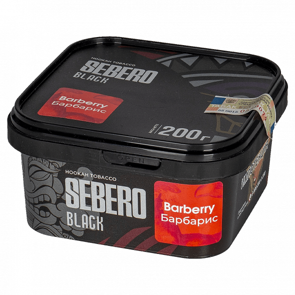Табак Sebero Black - Barberry (Барбарис, 200 грамм) купить в Краснодаре