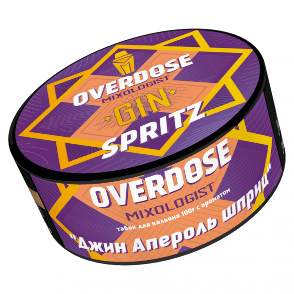Табак Overdose - Gin Spritz (Джин Апероль Шприц, 100 грамм) купить в Краснодаре