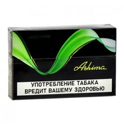 Стики ASHIMA - Black Jade (Яблоко и Травы, 10 пачек)