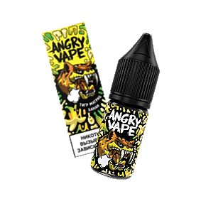 Жидкость Angry Vape Salt - Тигр Матрац (Банан, 10 мл, 2 мг) купить в Краснодаре