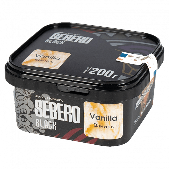 Табак Sebero Black - Vanilla (Ваниль, 200 грамм) купить в Краснодаре