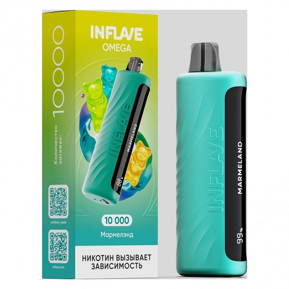 INFLAVE OMEGA - Мармелэнд (Marmeland, 10000 затяжек) купить в Краснодаре