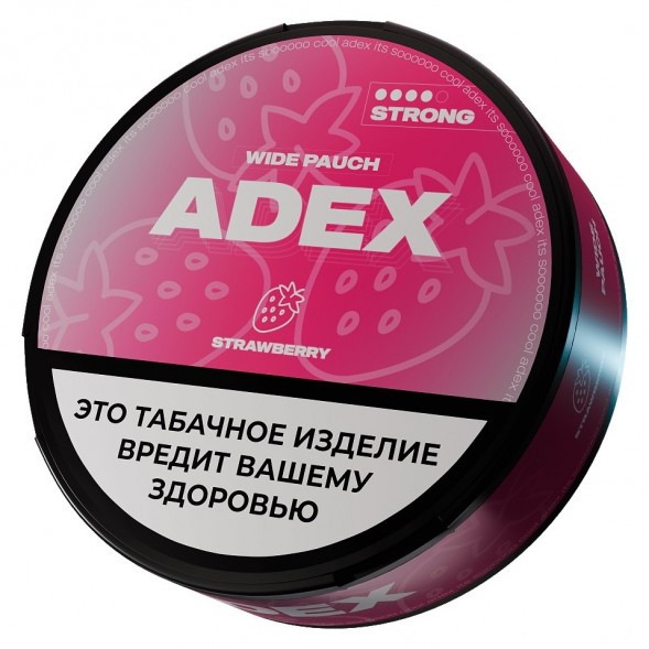Табак жевательный ADEX STRONG WIDE - Strawberry (Клубника) купить в Краснодаре