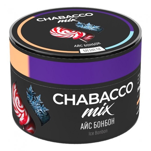 Смесь Chabacco MIX MEDIUM - Ice Bonbon (Айс Бонбон, 40 грамм) купить в Краснодаре