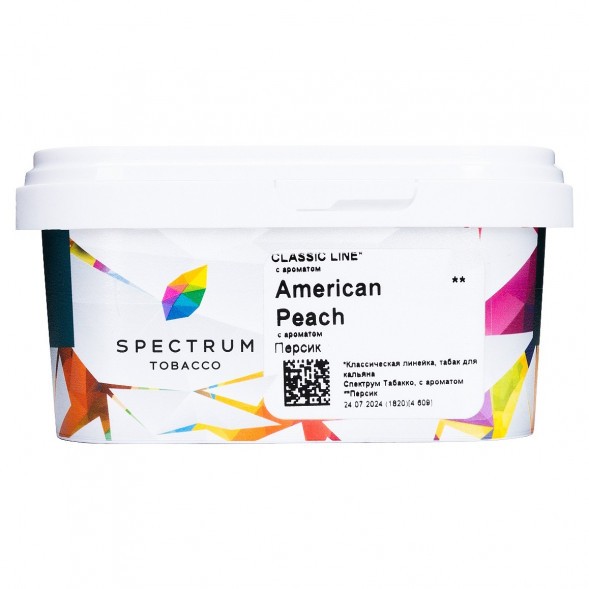 Табак Spectrum - American Peach (Персик, 200 грамм) купить в Краснодаре