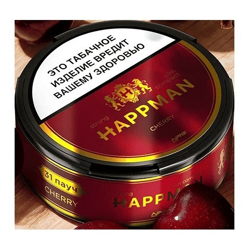 Табак жевательный HAPPMAN - Вишня купить в Краснодаре