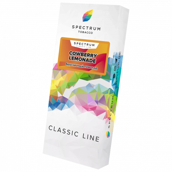 Табак Spectrum - Cowberry Lemonade (Брусничный Лимонад, 100 грамм) купить в Краснодаре