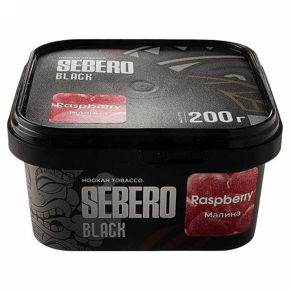 Табак Sebero Black - Raspberry (Малина, 200 грамм) купить в Краснодаре