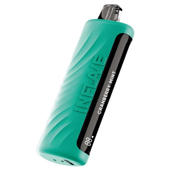 INFLAVE OMEGA - Клюква Мята (Cranberry Mint, 10000 затяжек) купить в Краснодаре