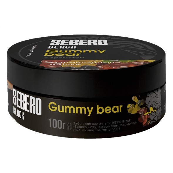 Табак Sebero Black - Gummy Bear (Мармеладные Мишки, 100 грамм) купить в Краснодаре