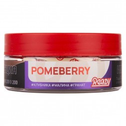 Табак Ready - №6 Pomeberry /Strawberry Raspberry Pomegranate (Клубника, Малина, Гранат, 100 грамм)