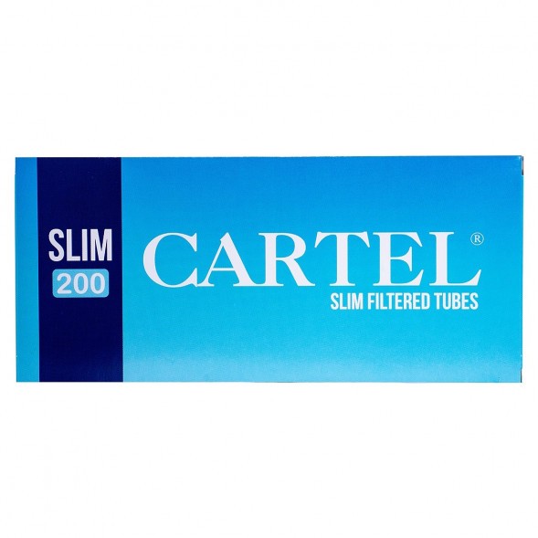 Гильзы сигаретные Cartel - Slim Blue 84x17мм (200 штук) купить в Краснодаре